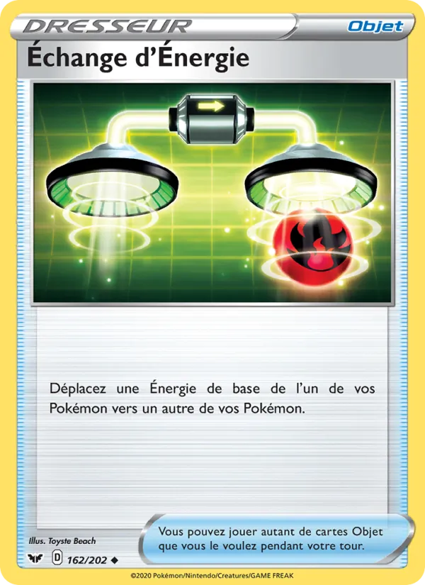 Échange d'Énergie Épée et Bouclier 162/202
