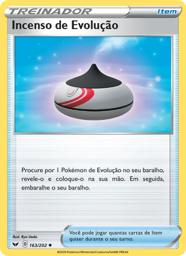 Incenso de Evolução Espada e Escudo 163/202
