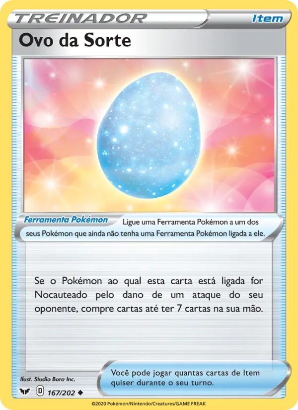 Ovo da Sorte Espada e Escudo 167/202