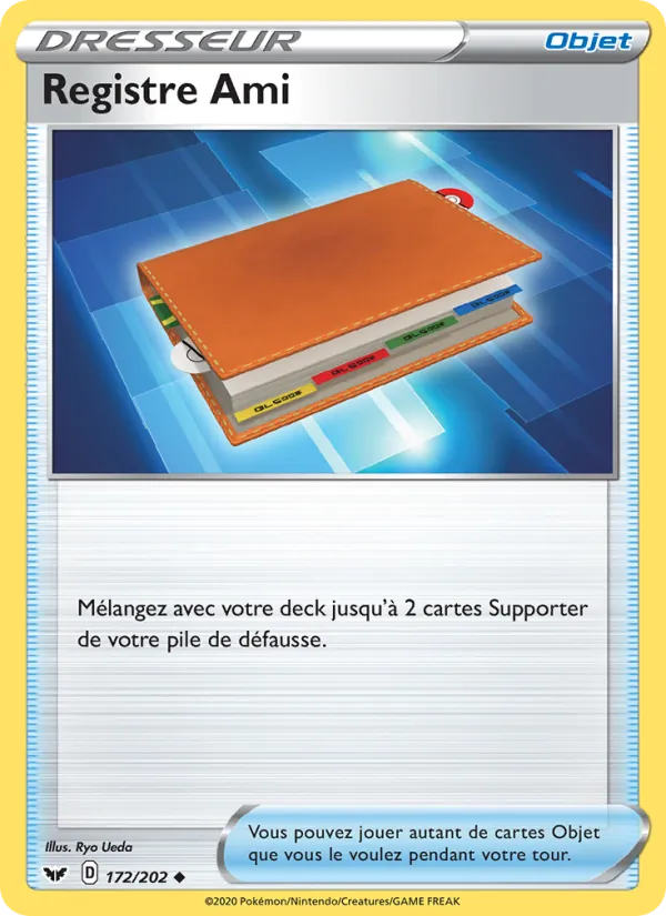 Registre Ami Épée et Bouclier 172/202