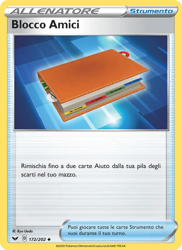 Blocco Amici Spada e Scudo 172/202