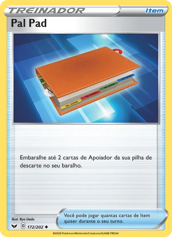 Pal Pad Espada e Escudo 172/202