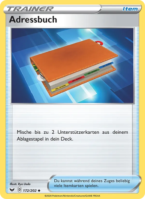 Adressbuch Schwert & Schild 172/202