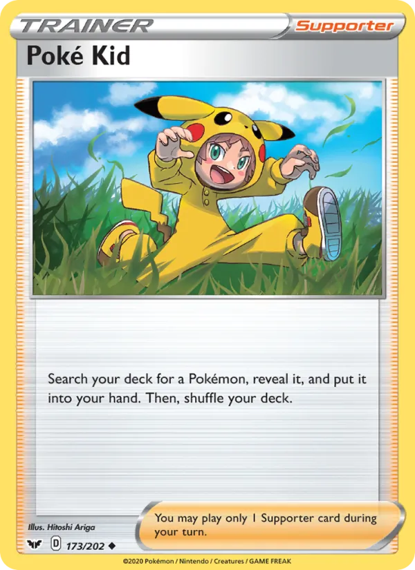 Poké Kid Sword & Shield 173/202