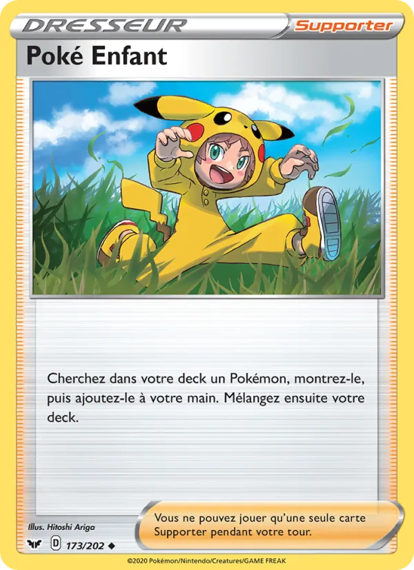 Poké Enfant Épée et Bouclier 173/202