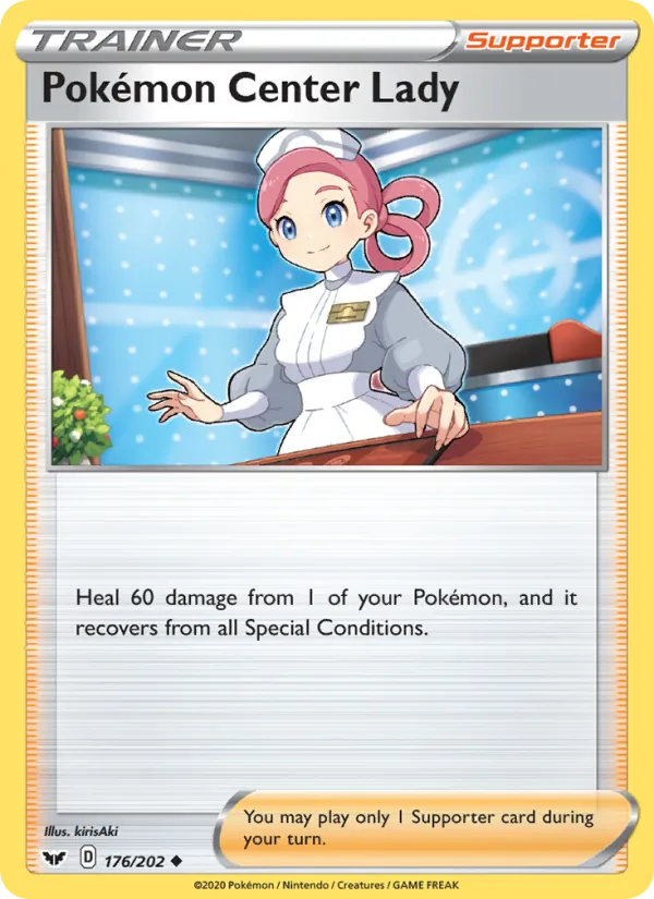 Pokémon Center Lady Sword & Shield 176/202