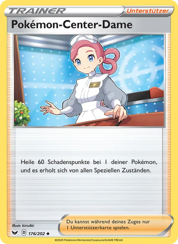 Pokémon-Center-Dame Schwert & Schild 176/202