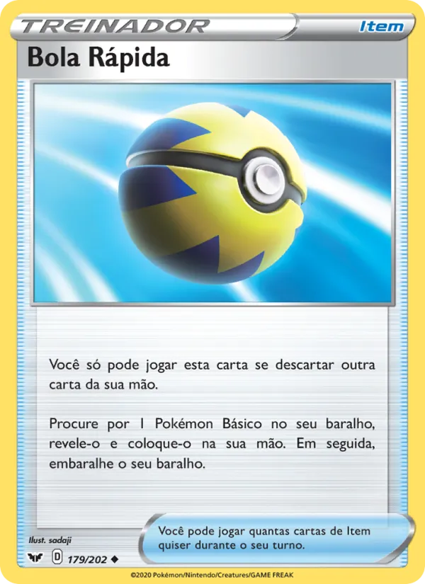 Bola Rápida Espada e Escudo 179/202