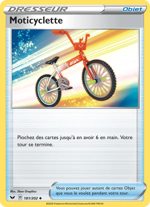 Moticyclette Épée et Bouclier 181/202