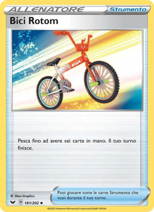 Bici Rotom Spada e Scudo 181/202
