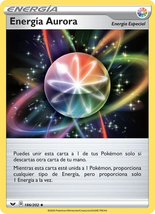 Energía Aurora Espada y Escudo 186/202