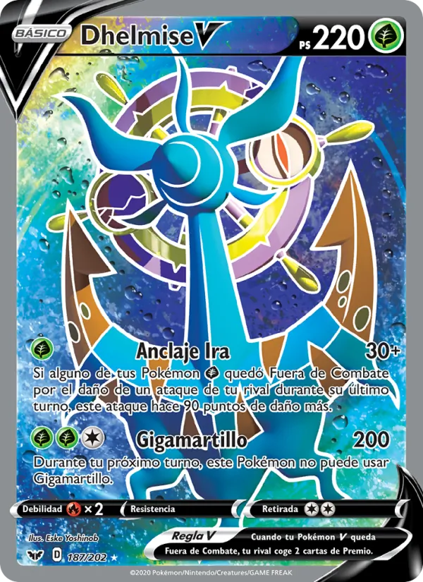 Dhelmise V Espada y Escudo 187/202
