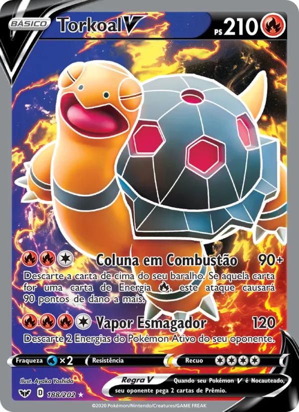 Torkoal V Espada e Escudo 188/202