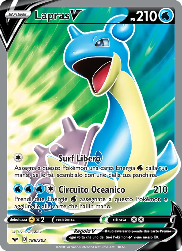 Lapras V Spada e Scudo 189/202
