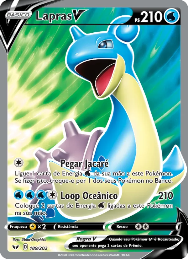 Lapras V Espada e Escudo 189/202