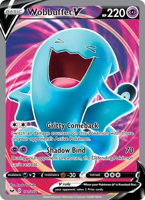 Wobbuffet V Sword & Shield 191/202