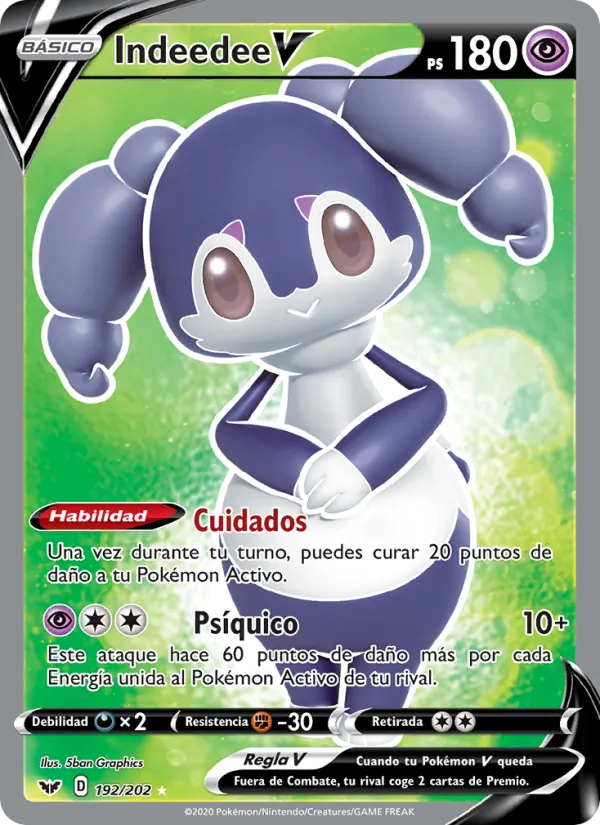 Indeedee V Espada y Escudo 192/202