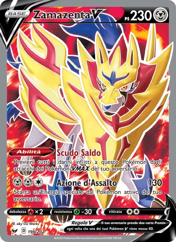 Zamazenta V Spada e Scudo 196/202