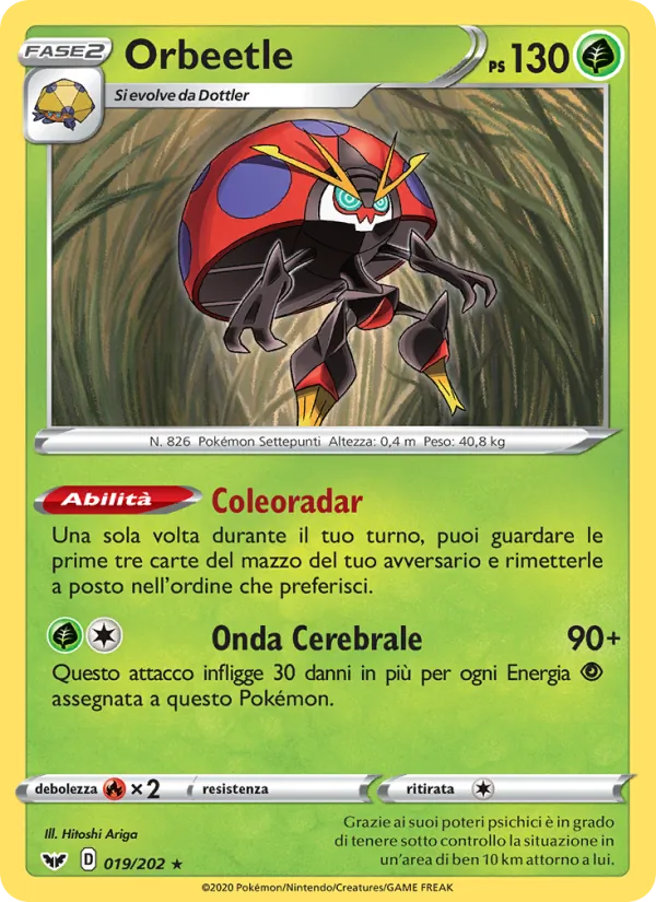 Orbeetle Spada e Scudo 19/202