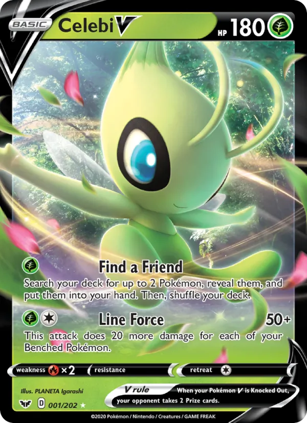 Celebi V Sword & Shield 1/202