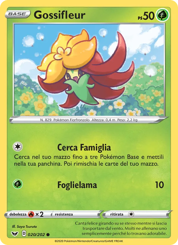 Gossifleur Spada e Scudo 20/202