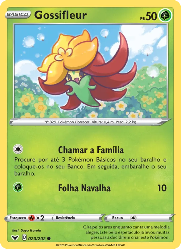 Gossifleur Espada e Escudo 20/202