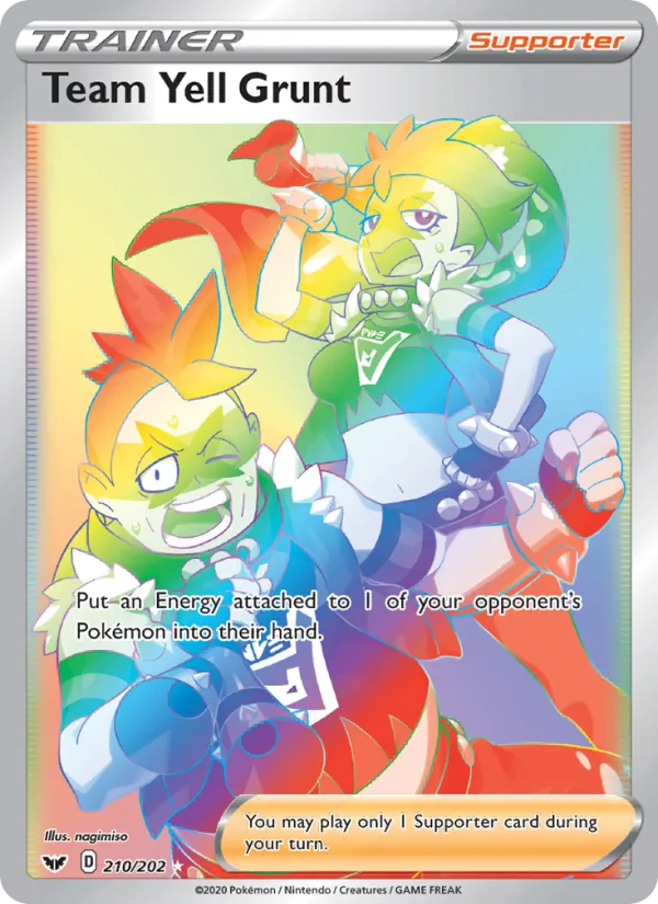Team Yell Grunt Sword & Shield 210/202