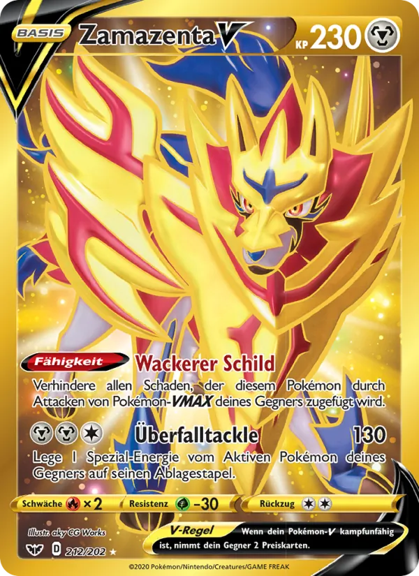 Zamazenta V Schwert & Schild 212/202