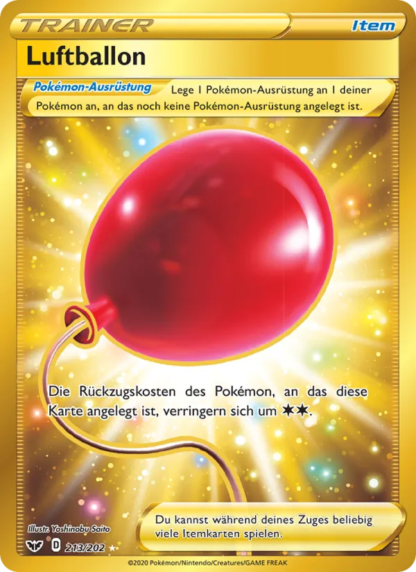 Luftballon Schwert & Schild 213/202