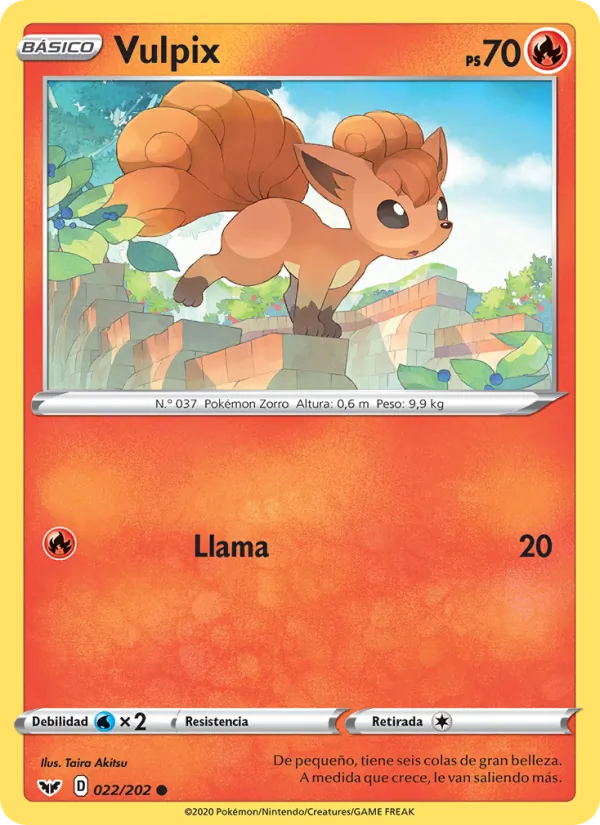 Vulpix Espada y Escudo 22/202