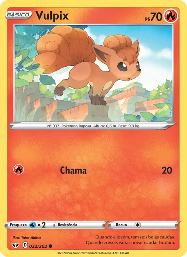 Vulpix Espada e Escudo 22/202