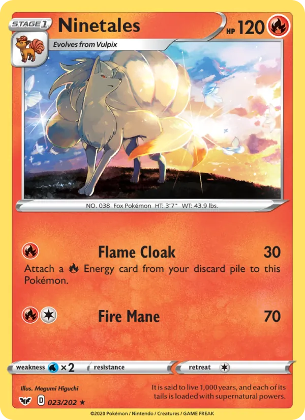 Ninetales Sword & Shield 23/202