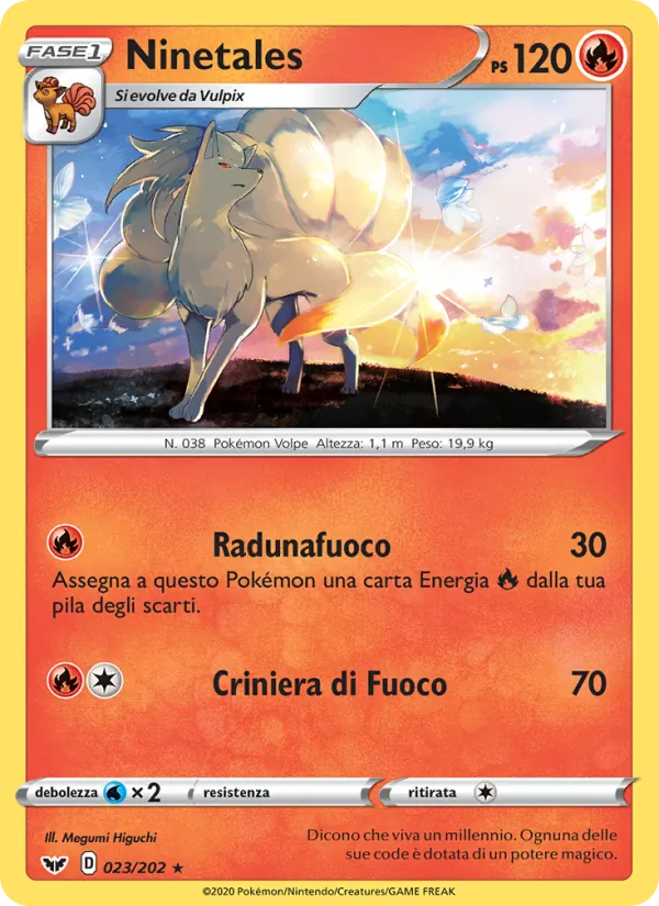 Ninetales Spada e Scudo 23/202