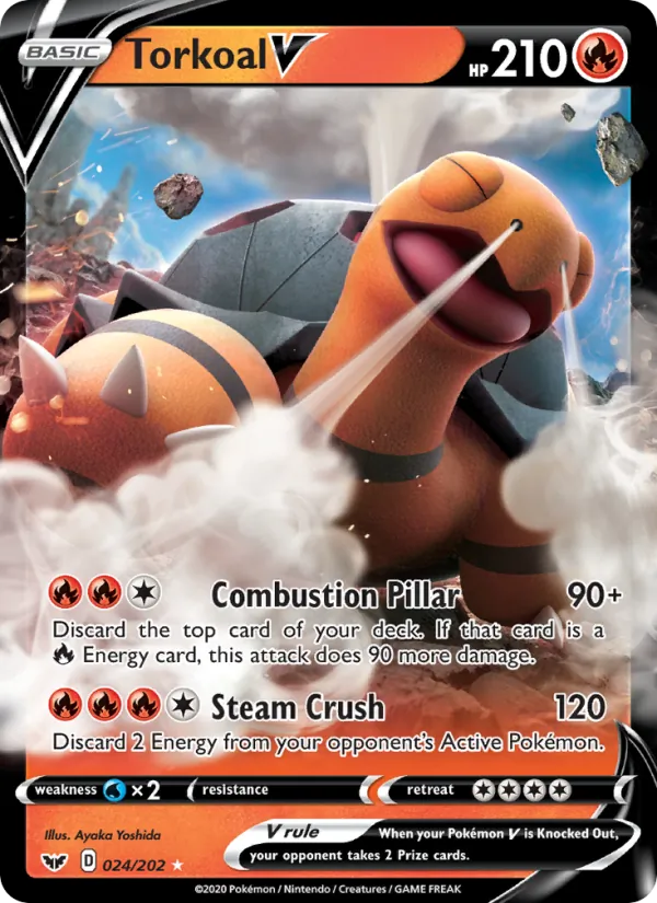 Torkoal V Sword & Shield 24/202