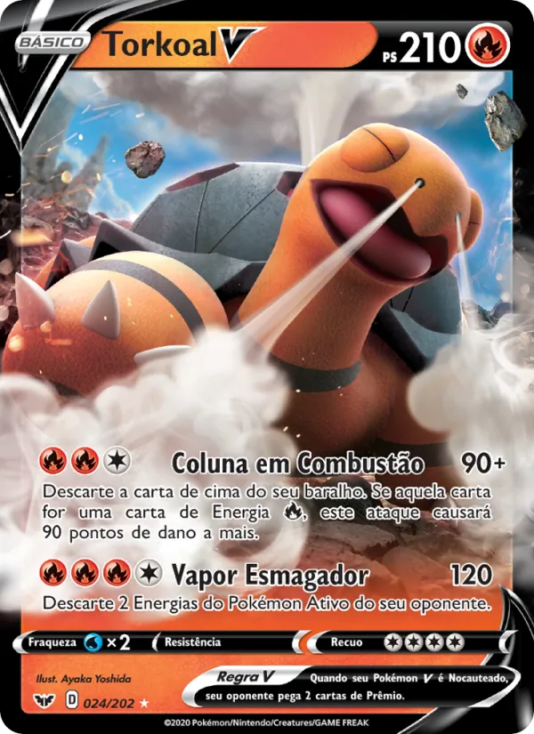 Torkoal V Espada e Escudo 24/202