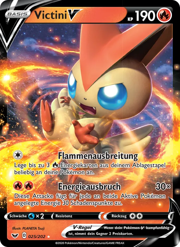 Victini V Schwert & Schild 25/202