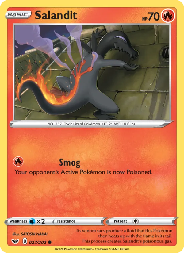 Salandit Sword & Shield 27/202