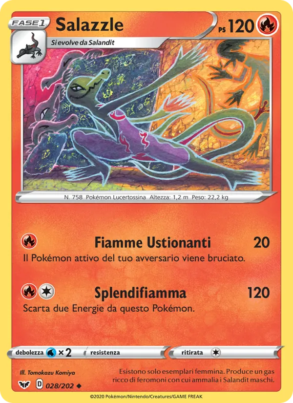 Salazzle Spada e Scudo 28/202
