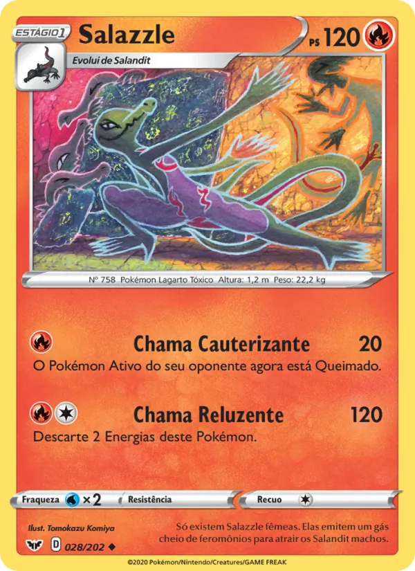 Salazzle Espada e Escudo 28/202