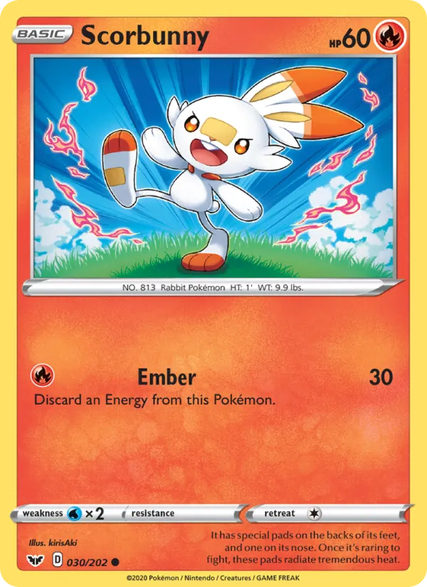 Scorbunny Espada e Escudo 30/202
