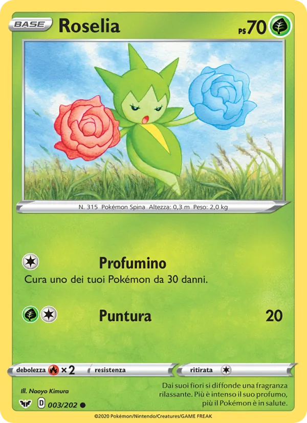 Roselia Spada e Scudo 3/202