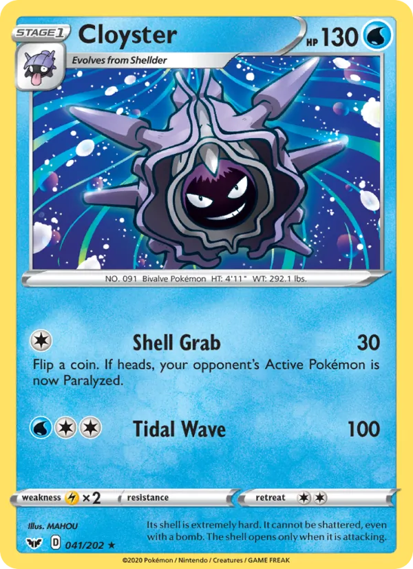 Cloyster Sword & Shield 41/202
