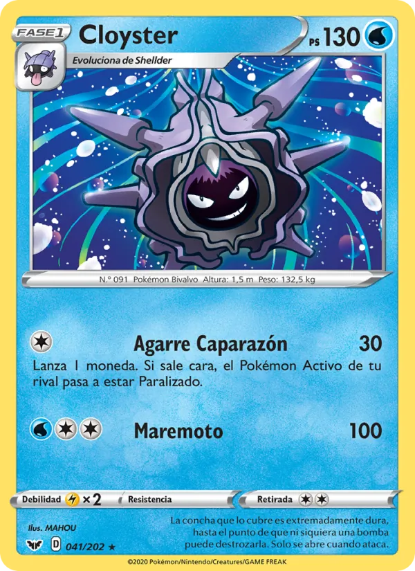 Cloyster Espada y Escudo 41/202