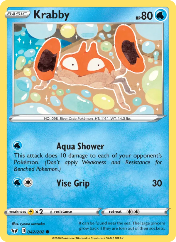 Krabby Sword & Shield 42/202