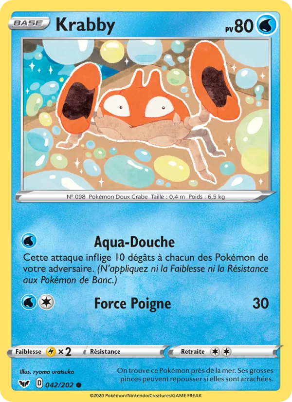 Krabby Épée et Bouclier 42/202