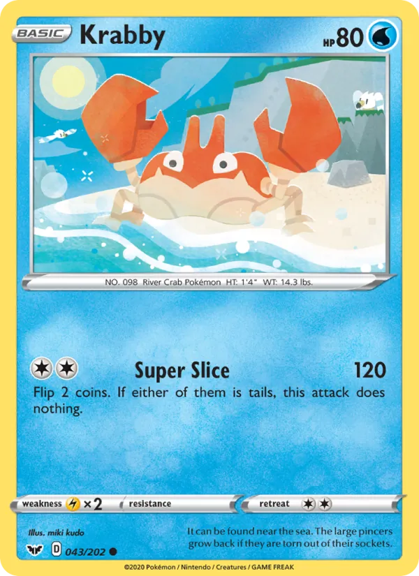 Krabby Sword & Shield 43/202
