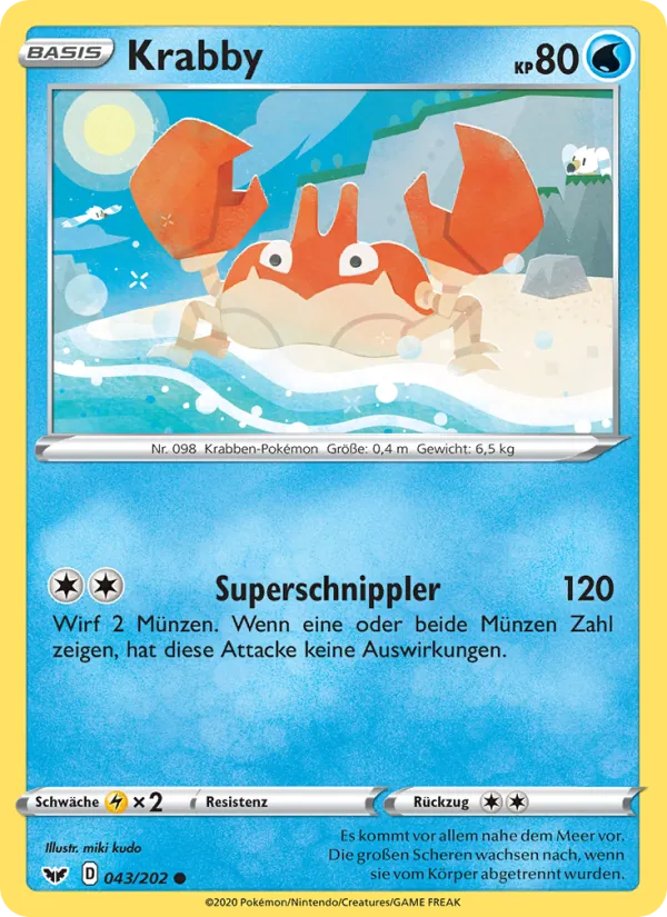 Krabby Schwert & Schild 43/202