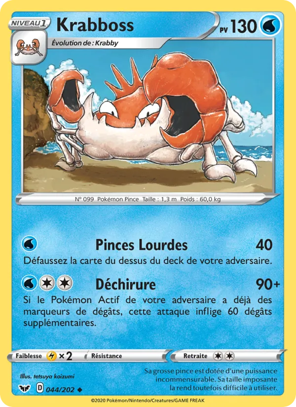 Krabboss Épée et Bouclier 44/202