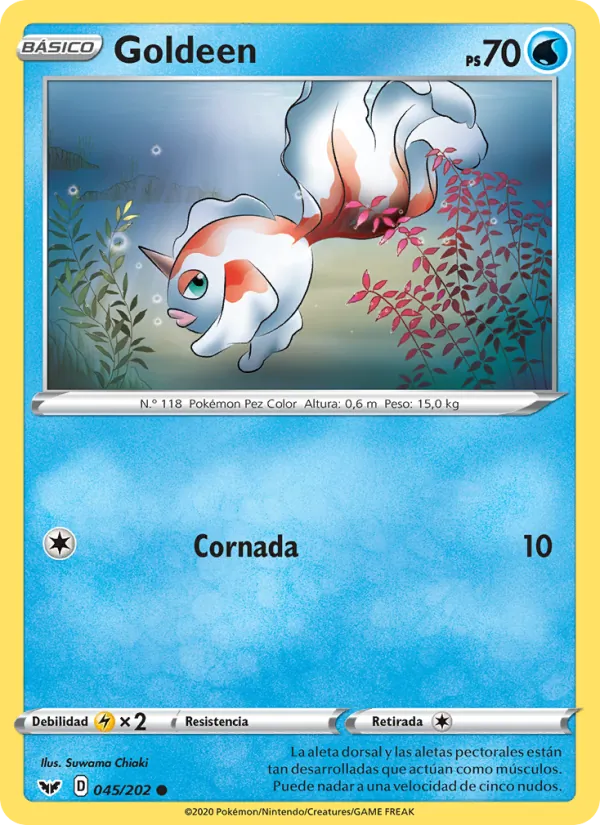 Goldeen Espada y Escudo 45/202
