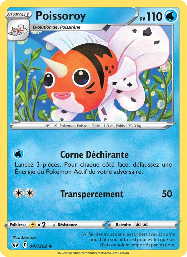 Poissoroy Épée et Bouclier 47/202
